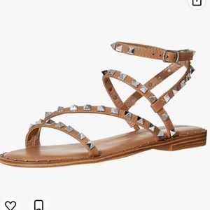 Madden girl studded flat sandals